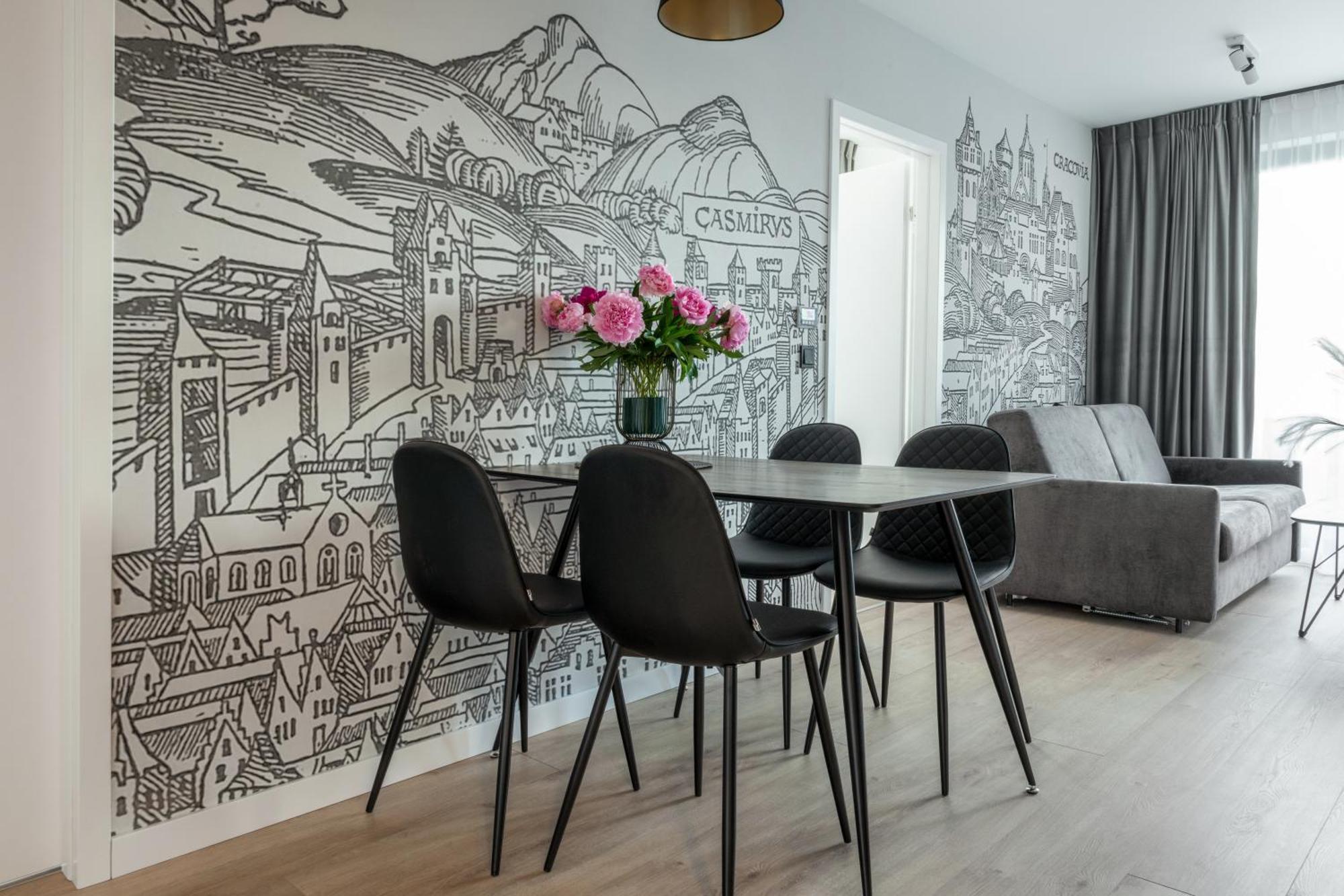Inpoint Spacious Apartments Near Main Square & Kazimierz District Krakov Pokoj fotografie