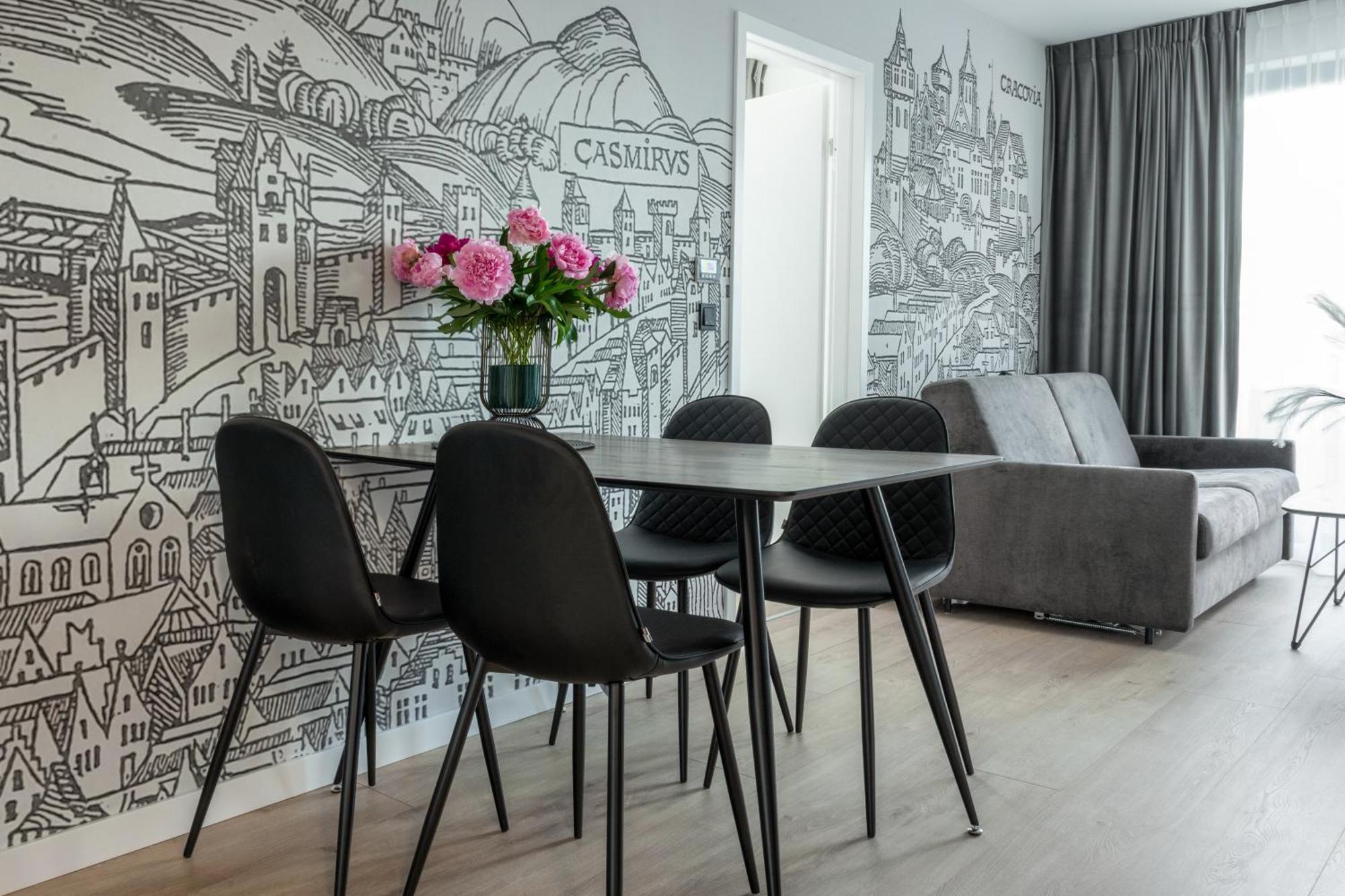 Inpoint Spacious Apartments Near Main Square & Kazimierz District Krakov Pokoj fotografie